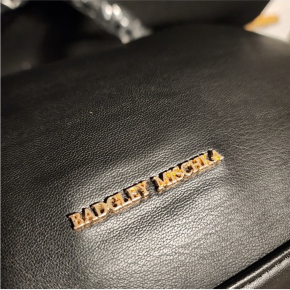 Badgley Mischka Black Leather bag - Picture 3 of 4